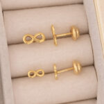 Topos De Oro 18k Infinito Pequeños - Image 3