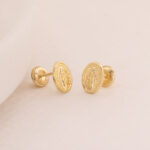 Topos De Oro 18k Virgen Milagrosa - Imagen 2