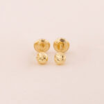 Topos De Oro Esfera Bambalina Diamantada 4mm - Image 2