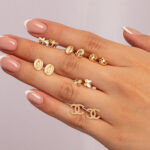 Topos De Oro 18k Grano De Café - Imagen 3