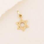 Dije De Oro 18k Estrella De David - Imagen 2