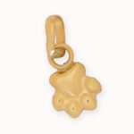 Dije De Oro 18k Huella De Perrito