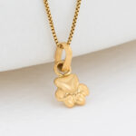 Dije De Oro 18k Huella De Perrito - Imagen 2