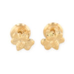 Topos De Oro 18k Abeja Con Broche De Seguridad