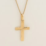 Dije De Oro 18k Cruz Diamantada - Imagen 2