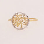 Anillo De Oro 18k Árbol De La Vida - Imagen 2