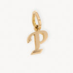 Dije De Oro 18k Letra P