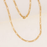 Cadena De Oro 18k Tejido 3x1 - Imagen 2
