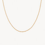 Cadena De Oro 18k Tejido Lazo