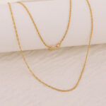 Cadena De Oro 18k Tejido Lazo - Image 2