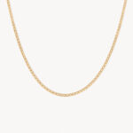 Cadena De Oro 18k Escalera