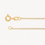 Cadena De Oro 18k Tejido Mini Escalera Plana - Imagen 3