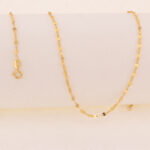 Cadena De Oro 18k Criss Cross - Imagen 2