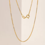 Cadena De Oro 18k Tejido Veneciana - Imagen 2