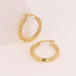Candongas De Oro 18k Melcocha - Imagen 2