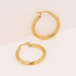 Candongas De Oro 18k Melcocha - Imagen 2