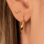 Candongas De Oro 18k Melcocha - Imagen 3