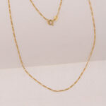 Cadena De Oro 18k Tejido 3X1 - Imagen 2