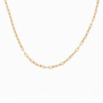 Cadena De Oro 18k Eslabón Invertido