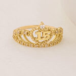 Anillo De Oro 18k Quince Años - Imagen 2