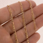 Cadena De Oro 18k Tejido 3X1 - Imagen 2