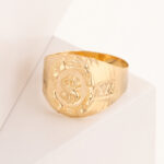 Anillo De Oro 18k Signo Dólar - Image 2