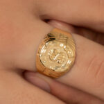 Anillo De Oro 18k Signo Dólar - Image 3