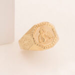 Anillo De Oro 18k Virgen Del Carmen - Image 2