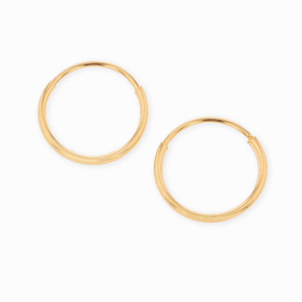 CAN010-02.jpg Candongas De Oro 18k Agujas - Imagen 1