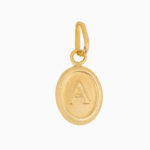 Dije De Oro 18k Letra A