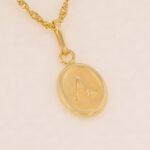 Dije De Oro 18k Letra A - Imagen 2
