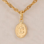 Dije De Oro 18k Letra C - Imagen 2