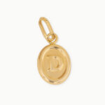 Dije De Oro 18k Letra D