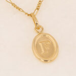 Dije De Oro 18k Letra F - Image 2