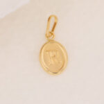 Dije De Oro 18k Letra R - Imagen 2