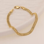 Pulsera De Oro 18k Tejido Sedusa - Imagen 2