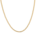 Cadena De Oro 18k Eslabón Seguido