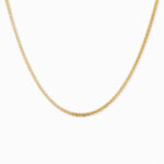 Cadena De Oro 18k Tejido Bismark