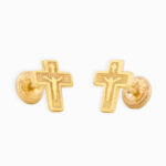 Topos De Oro 18k Cruz