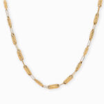 Cadena De Oro 18k Botón Gusano