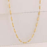 Cadena De Oro 18k Botón Gusano - Image 2