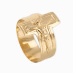 Anillo De Oro 18k Cristo