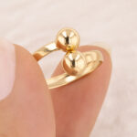 Anillo De Oro 18k Tú y Yo - Image 2