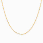 Cadena De Oro 18K Escalera