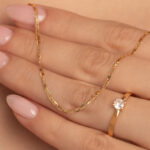 Cadena De Oro 18K Escalera - Image 3