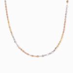 Cadena De Oro 18K Criss Cross
