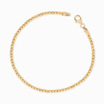 Pulsera De Oro esferas diamantadas