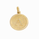 Dije De Oro 18K Letra A