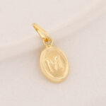 Dije De Oro 18K Letra M - Image 2