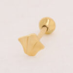 Piercing Oro 18K Para Oreja, Dije  Corona
